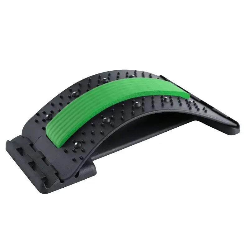 Magnetic Therapy Back Stretcher Multi-Level Adjustable Massager Waist Neck Fitness Lumbar Cervical Spine Support Pain Relief